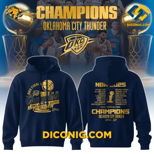 Discover NBA OKC Thund3r Champion Hoodie Custom