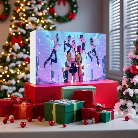 Discover K-Pop Shadow Hunters Advent Calendar 2025 Acrylic 2D Ornaments