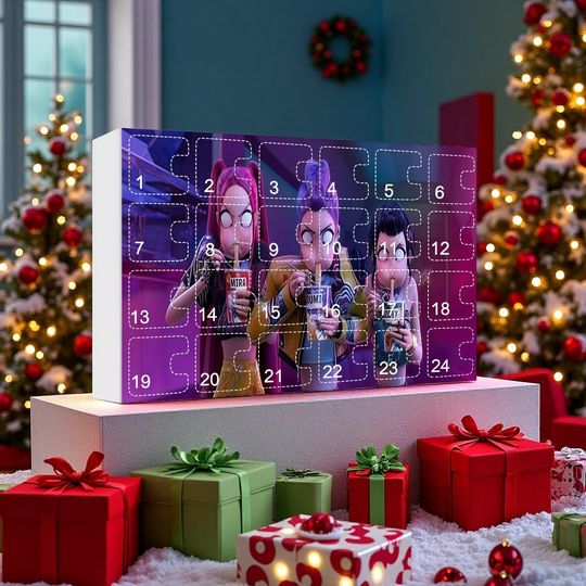 K-Pop Shadow Hunters Acrylic Advent Calendar 2025  Ornaments