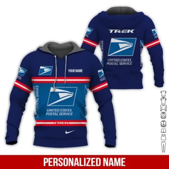 Discover Personalized Name US Postal Cycling Team All Over Printed Clothes