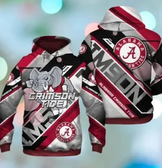 Discover Ala@bama Crim!son Tide 16 football Gift For Fan 3D Hoodie , Gift For Fan, Christmas Gift