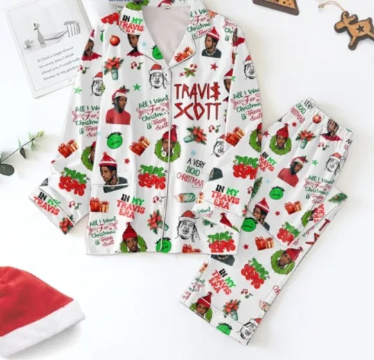Travis Christmas Family Pajamas Set Christmas Gifts