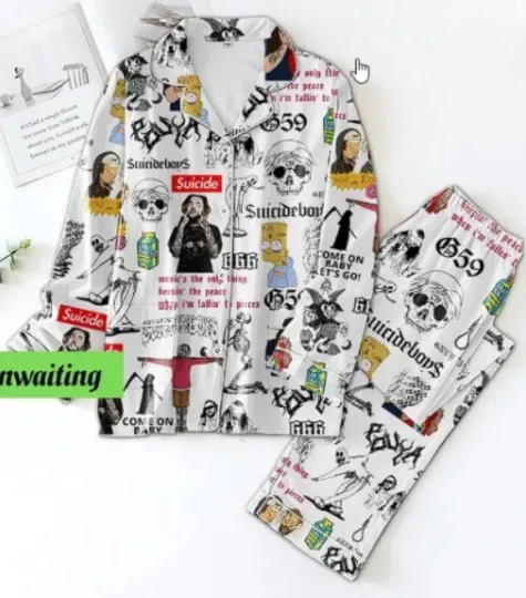 Discover Suicideboys Pajamas Set, Merch Pajamas, Pajamas Set Long Sleeve Pyjamas