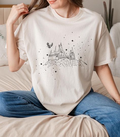 Discover Magical Bookish Tee, Fantasy World Shirt, Witchery Castle Shirt, Magic School Shirt, Harry-Inspired Aesthetic, Potterhead Gifts