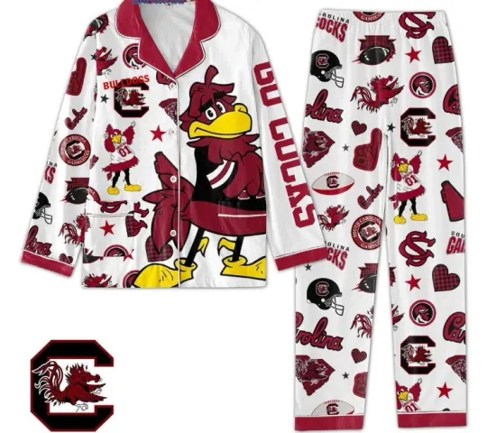 Discover SC Gamecocks Go Cocks Comfortable Pyjama Pajamas Set