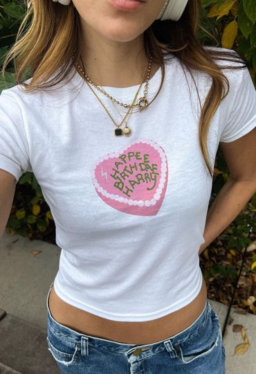 Discover Happee Birthdae Harry Baby Tee for Women T-Shirt Gift for Wizarding World Fans, Magic Wizard T-Shirt, Wizard Tee, Magic