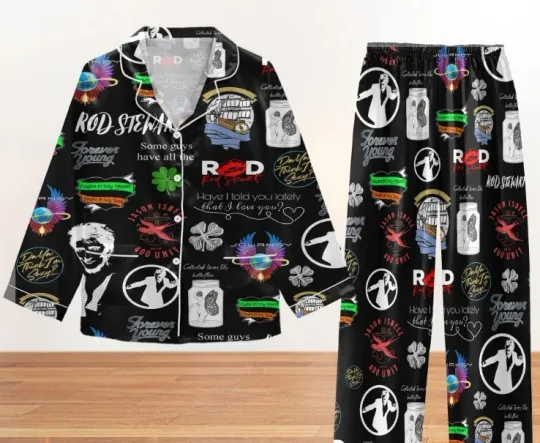 Discover Black Rod Stewart Forever Young Fan Pyjama Pajamas Set