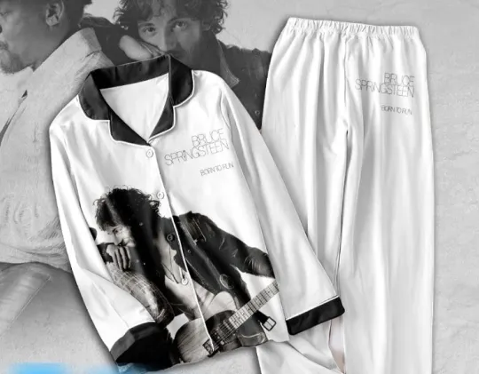 Discover Bruce Springsteen Button Down Pajamas Set Christmas Gifts