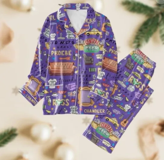 Christmas Friends Pajamas Set with Bing Character T-Shirt and Pants