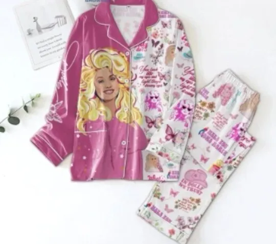 Discover Parton You Look Into My Eyes And Light Those Dreamy Eyes Pyjama Pajamas Set