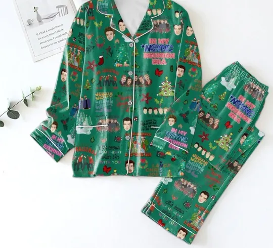 All I Want For Christmas NSYNC Tour Pajama Set