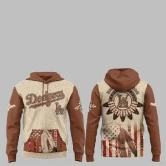 Discover L.A. D0dg*rs Native Heritage 2025 Hoodie