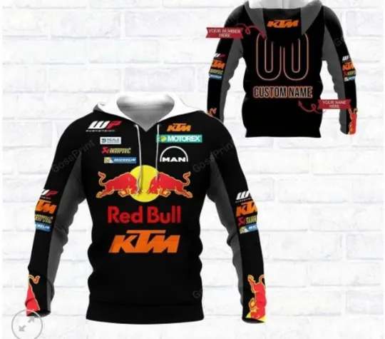 Discover Hoodie 3D Teem Racing All Over Printed For Gift K.T.M Personalized
