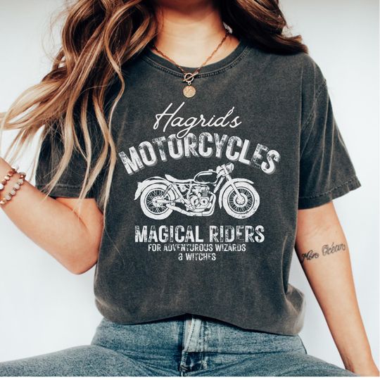 Discover Magical Custom Motorbikes magical riders witches and wizards shirt