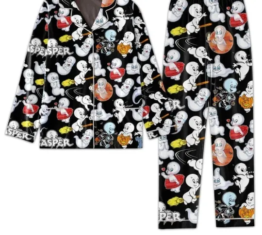 Discover Casper The Friendly Ghost Cartoon Pyjama Pajamas Set