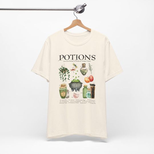 Discover Potion's Class T-Shirt | Book Lovers | Severus Snape Tee | Wizard Clothes