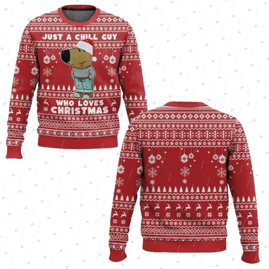 Discover Christmas Ugly Sweater Cosplay Santa Claus Pet Anime Cartoon Skull Vintage 3DPrint Harajuku Winter Pullover Funny Long Sleeves 0