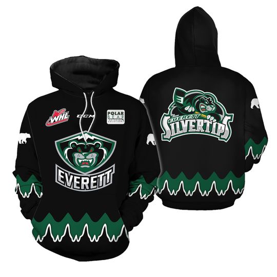 Ever*ett Silver*tips Nightmare 2025 3D Hoodie