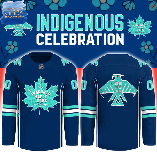 Discover Personalized Toronto Maple Leafs Indigenous Heritage Night Hockey Shirt Men's