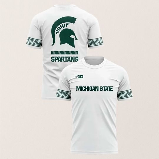 Discover Michigan State Spartans Football White Out Shirt