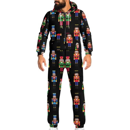 Nutcracker Jumpsuit Adult | One Piece Jumpsuit | Christmas Nutcracker Pajamas | Cozy Nutcracker Outfit