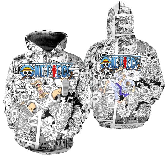 One Piece Manga Hoodie Anime Sweatshirt Unisex Pullover
