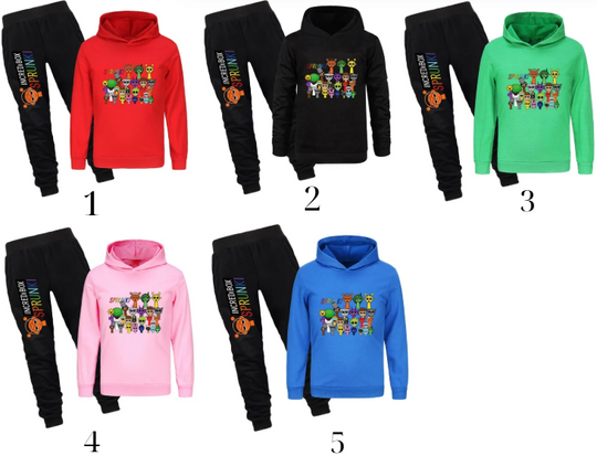 Discover Children's Hoodie Jogger Set, Fashion Two-Piece Outfit