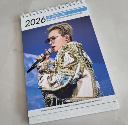 Discover GD G dragon Gdragon Kwon Ji Yong Photo 2026 2027 Calendar Calender Kpop White