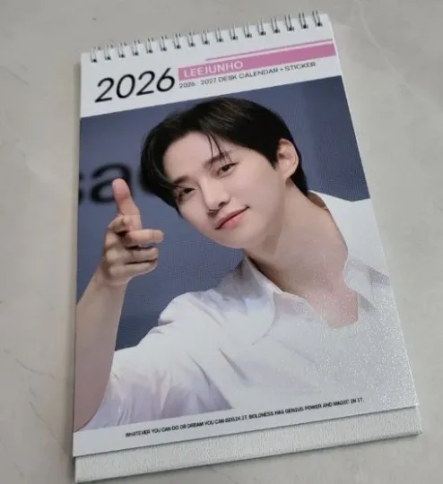 Discover 2PM Lee Jun Ho Junho Photo 2026 2027 Desk Calendar Calender Kdrama Kpop White