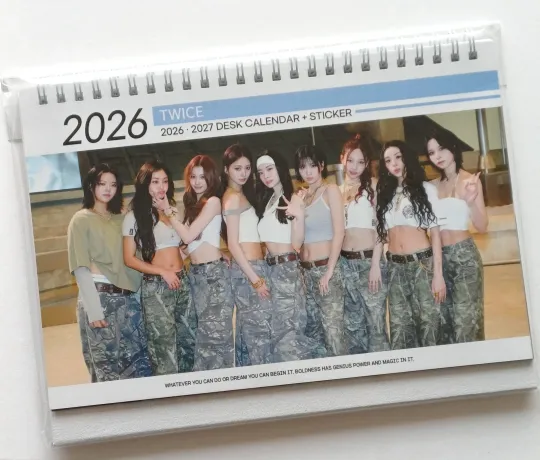 Discover TWICE Photo 2026 2027 Desk Calendar Calender Goods Gift Present Girl Group Nice
