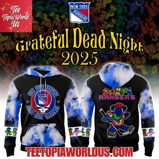 NY Rangers Grateful De*@d Night 60th Hoodie