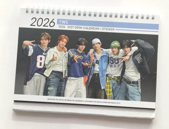 Discover TWS twenty four seven with us Photo 2026 2027 Desk Calendar Calender Gift Kpop