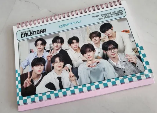 Discover ZB1 Zero base One Photo 2026 2027 Desk Calendar Calender Kpop Goods Gift Pink