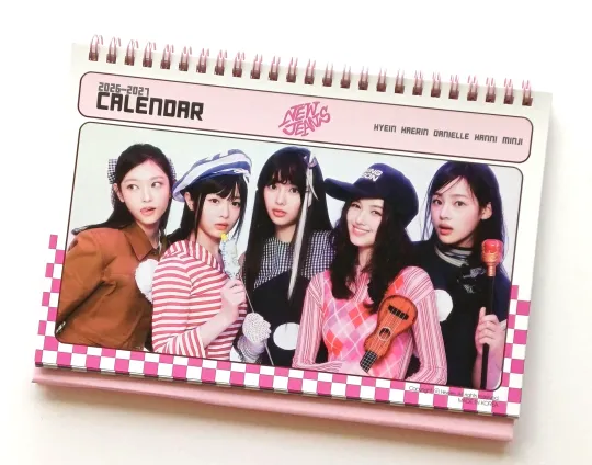 Discover New Jeans NJS newjeans Photo 2026 2027 Desk Calendar Calender Chrsitmas Fan Gift