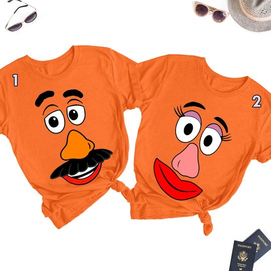 Mr Potato Head Couple Shirt, Toy Story Matching Shirt, Movie Couple Family Shirt, Funny Mr Mrs Potato Shirt, Honeymoon Outfits