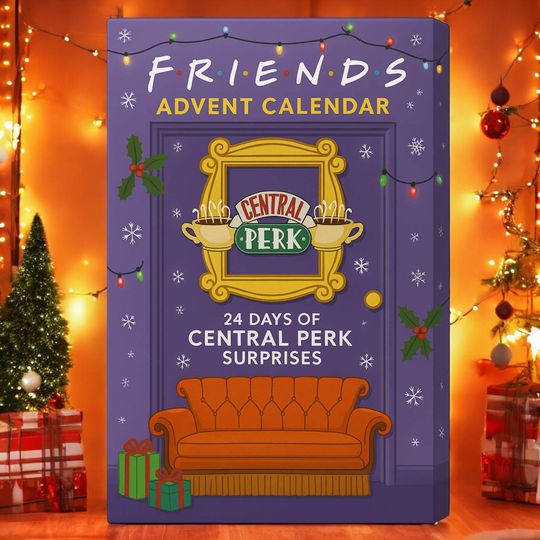 Discover Classic Sitcom Friends TV Inspired Advent Calendar 2025, 24 Days Surprise Daily Xmas Box