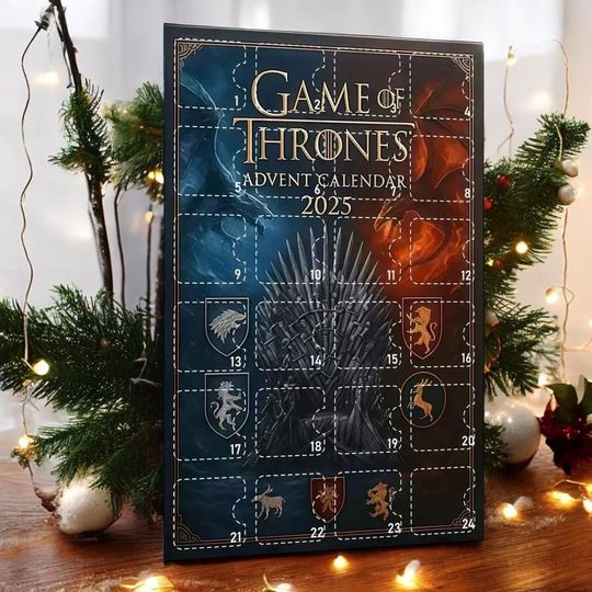 Game Thrones Advent Calendar 2025, 24 Days of Epic Fantasy & Winter Magic Christmas Advent Countdown Daily Gift