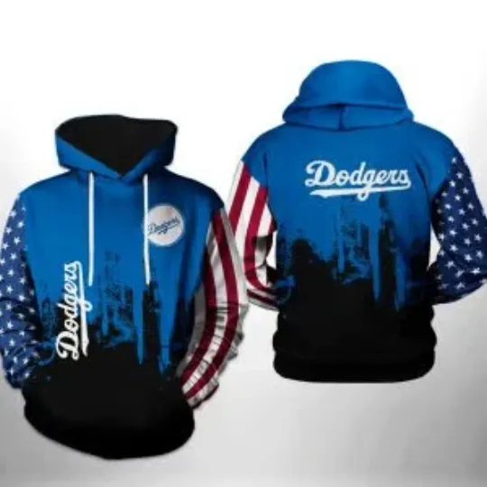 Discover L.A. D0dg*rs MLB Team US 3D Printed Hoodie