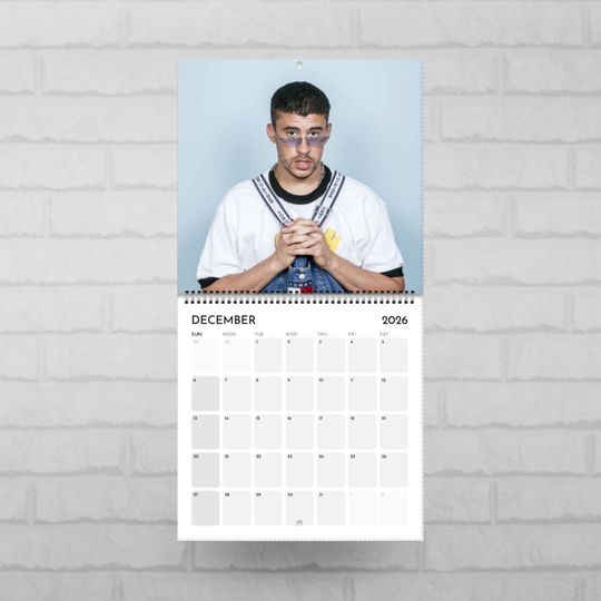 Discover Bunny 2026 Vertical Wall Calendar, Benito Bowl Music Gift