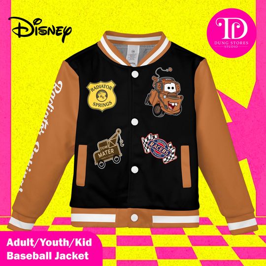 Discover Powerline Max 95 Varsity Jacket, Kids & Adult Unisex Baseball Jacket, Disney Goofy Movie Powerline Stand Out Tour Streetwear