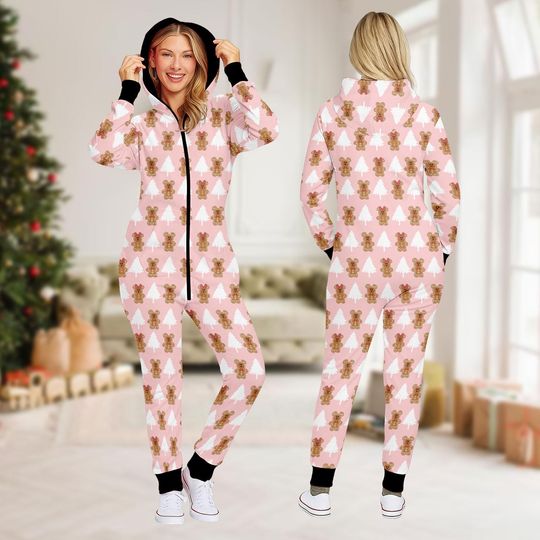 Discover Cute Gingerbread Christmas Onesie Pajamas for Kids