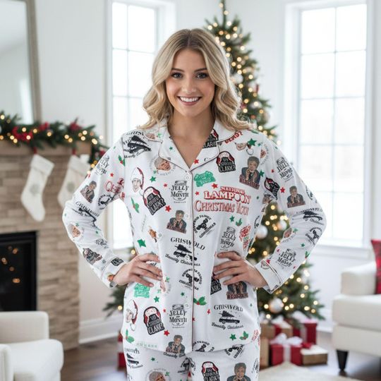 Discover Christmas Griswold Vacation Pajamas , Griswold Xmas Pajamas Set, Christmas Movie Pajamas