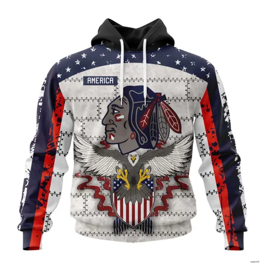 Discover Personalized Chicago BlackHawks Hoodie Specialized Unisex In US Concepts Gift