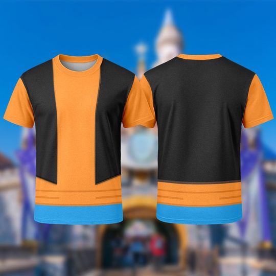 Discover Disney Goofy Dog Costume T-shirt, Mickey And Friend Cosplay Costume Shirt, Goofy Dog Halloween All Over Print Tee, Goofy 3D T-shirt