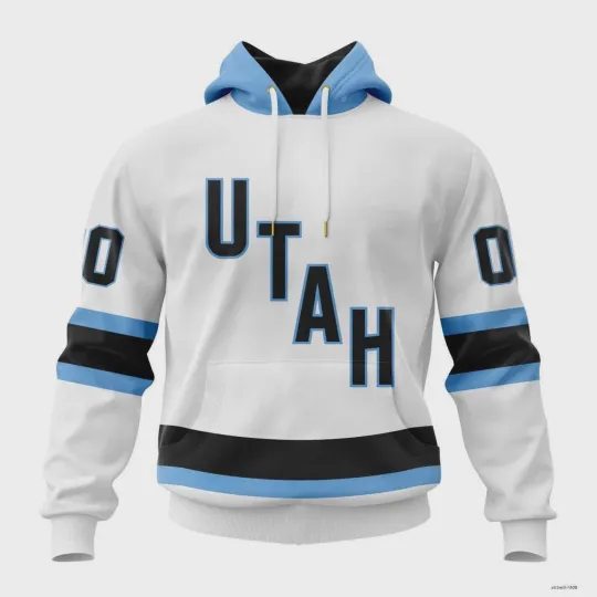Discover Personalized Utah Hockey Club 2025 Away Kits Hoodie