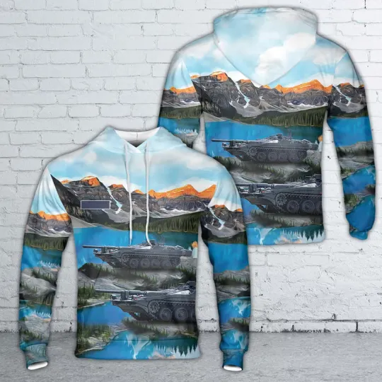 Discover Custom Name Swedish Army Stridsvagn 103 (Strv 103) Hoodie 3D