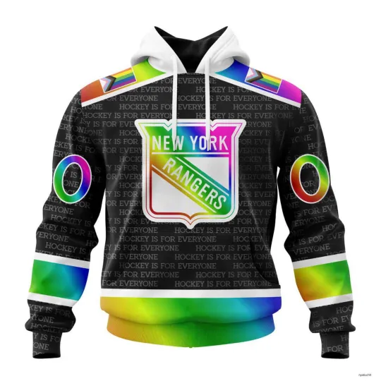 Personalized New York Rangers Special Pride Design Hockey Is For Everyone Gift