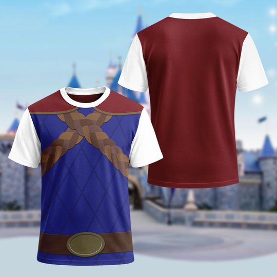 Discover Disney Snow White Prince 3D Costume Shirt, Halloween Costume For Family Group Shirt, Princess And Friends Tee, Prince Cosplay Matching Shirt