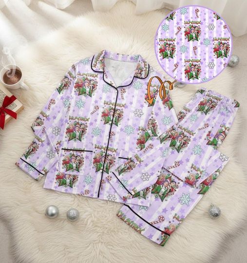Discover Huntrix Christmas Pajamas Set, Demon Hunter Long Pajamas Set, Huntrix Pajamas, Kid Pajamas, Men Women Pajamas, Christmas Shirt Gift
