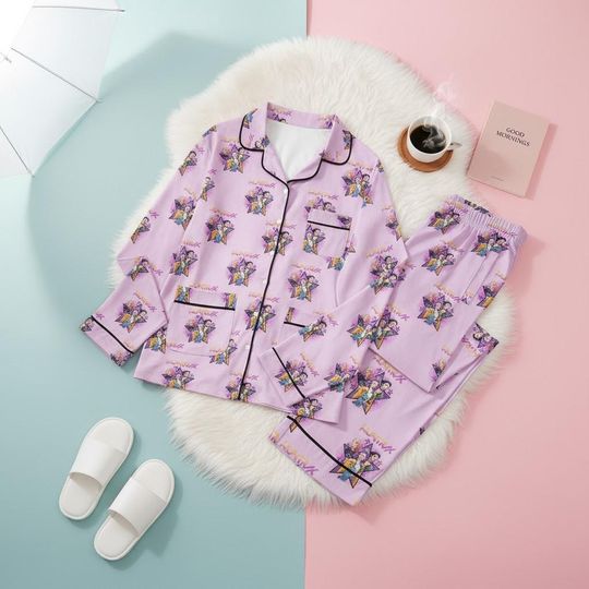 Discover Huntrix Demon Hunter Long Pajamas Set, Huntrix Kpop Idol Pajamas, Homewear Set, Kid Pajamas, Men Women Pajamas, Custom Pajamas Gift